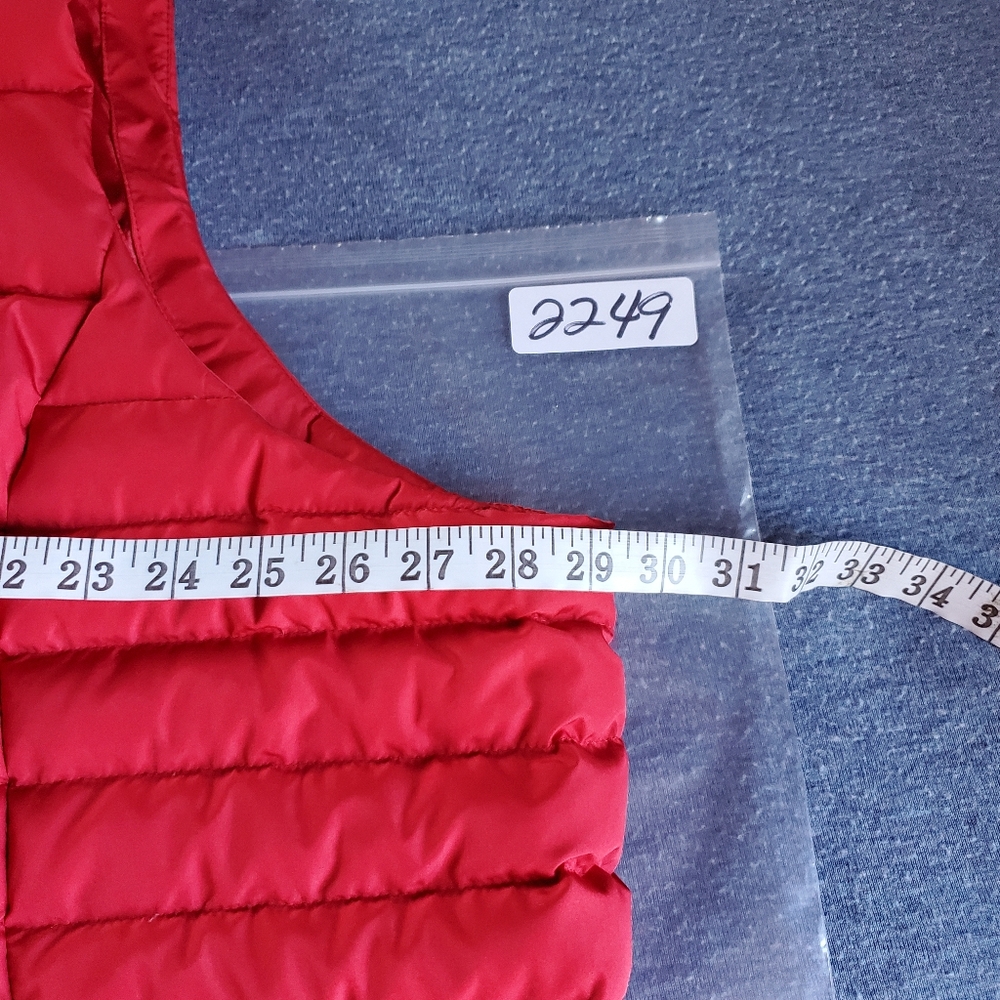 Lands' End Red Quilted Puffer Vest - Women's - Picture 9 of 11